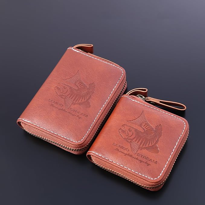 Metal Jigs Spinner Sequins Baits Bag Small Spoon Wallet Fishing Lures Bag Tackle Carry Case Fishing Accessories Small Spoon Wallet