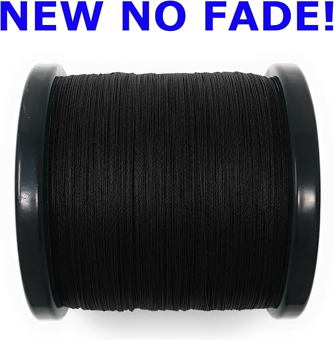 Reaction Tackle Braided Fishing Line - Pro Grade Power Performance for Saltwater or Freshwater Fish - Colored Fishing Line Braid for Extra Visibility