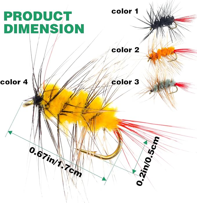 Fly Fishing Poppers, Topwater Fishing Lures Bass Crappie Bluegill Sunfish Panfish Trout Salmon Perch Steelhead Flies for Fly Fishing Bass Panfish Bluegill Trout Salmon