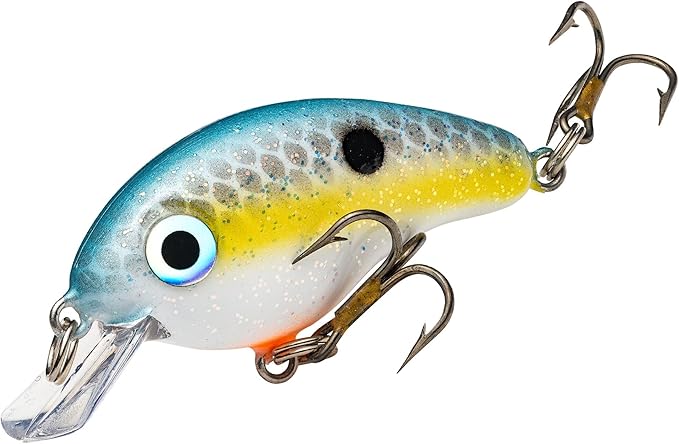 Strike King Bitsy Pond Minnow Crankbait Fishing Lure, 3/32 oz, Irresistible to Fish