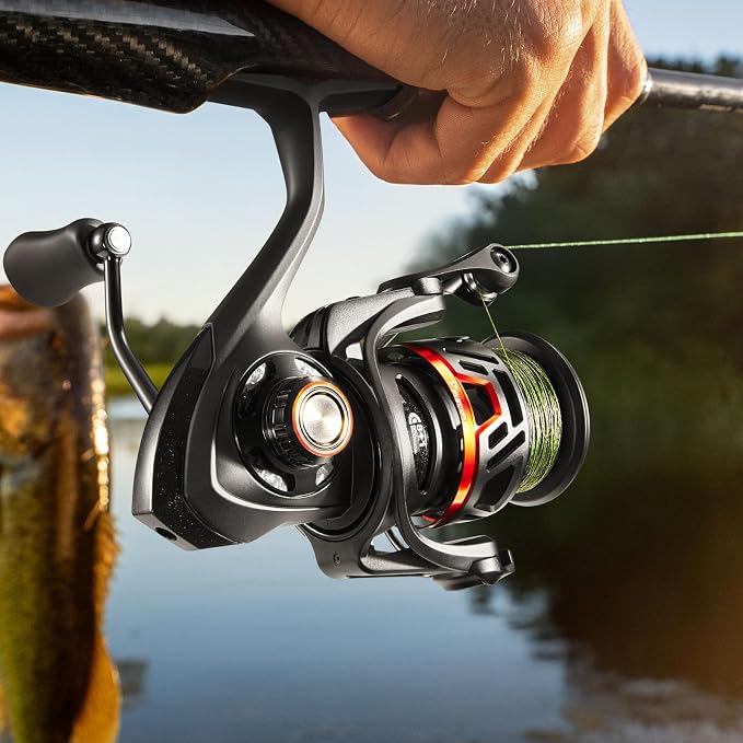 Piscifun Carbon X III Spinning Fishing Reel, IPX6 Waterproof Carbon Fiber Reel, Ultra Lightweight 5.6 oz, 8+1 Shielded Bearings, 6.0:1 High Speed Gear Ratio, Freshwater & Saltwater