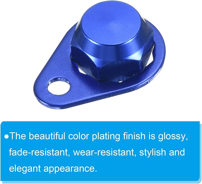 PATIKIL Fishing Reel Screw Nut Locking Plate Right Handle Locking Caps Screw Nut Replacement for DIY Fishing Accessories