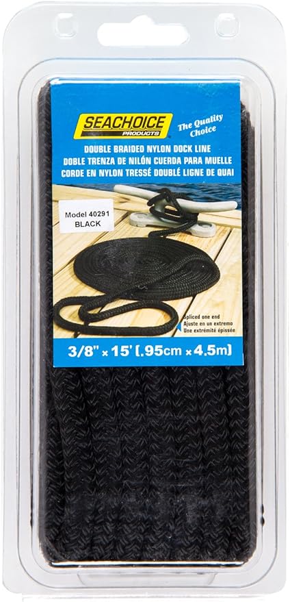 Seachoice Double-Braid Nylon Dock Line