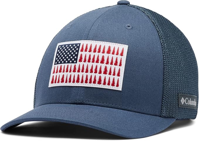 Columbia Unisex Adult PFG Logo Mesh Ball Cap