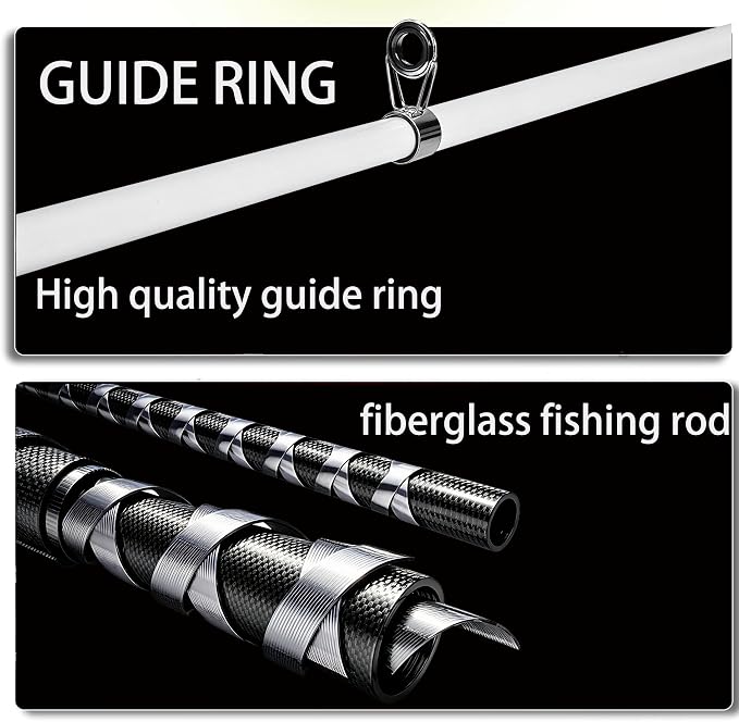 Spining Reels and Fishing Rod Combos (2-Pack), 5ft /6ft Fishing Pole, Size 2000 Reels, Pre-Spooled with 10 lb and 15 lb Mono Line