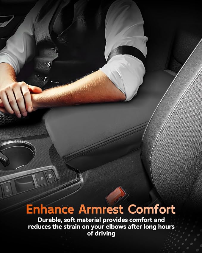 CDEFG for Honda Civic 2022-2025 2026 Center Console Cover Armrest Box Cover for Civic (LX, Sport, Si) 2022 2023 2024 2025 Accessories Console Arm Rest Protector