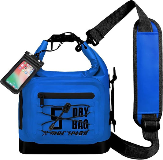 MORXPLOR Dry Bag Waterproof,5L/10L/20L/30L/40L/55L Roll Top Dry Bag Backpack with WaterProof Phone Case for Swim,Kayak