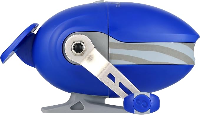 Shakespeare Agility Spincast Fishing Reel, Ultra-Ergonomic Design, Soft-Touch Handle Knobs, Pre-spooled with Stren Line