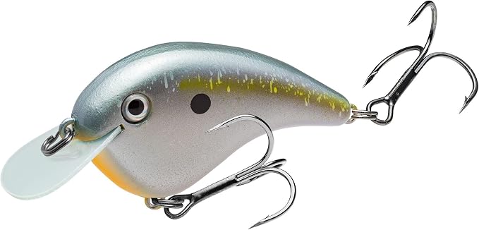 Strike King Chick Magnet Jr. Crankbait Fishing Lure, 1/4 oz, Dives 4-6 Feet, Premium Hooks