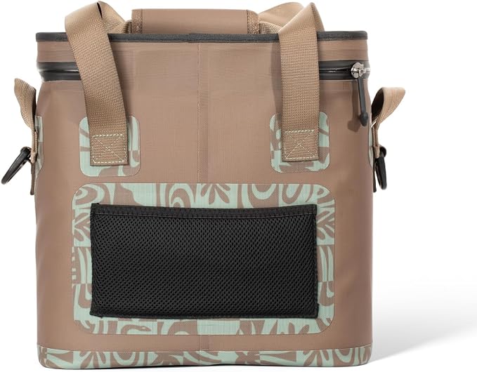 Quiksilver Welded Bungee Backpack Cooler, 30L/36 Cans, 48-72 Hours Insulation, Leakproof & Waterproof IPX7 Rated, Heavy-Duty 600D TPU, Adjustable Straps