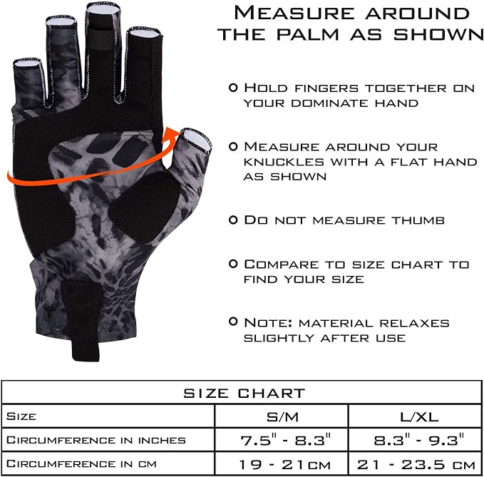 KastKing Sol Armis Sun Gloves UPF50+ Fishing Gloves UV Protection, Sun Protection for Outdoor, Kayaking, Rowing