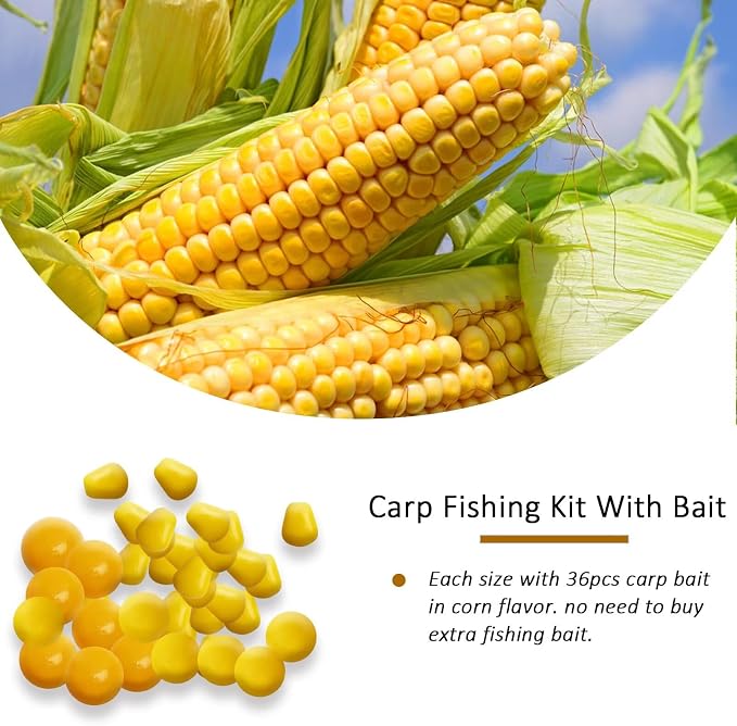 Dovesun 41PCS/151PCS Carp Fishing Hair Rigs Baits Carp Rigs Kit Fishing Equipment Accessories