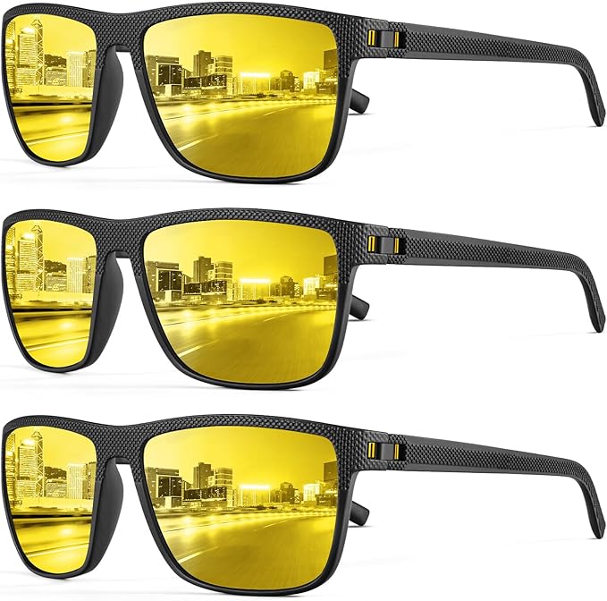 NSSIW Mens-Sunglasses Polarized Sunglasses Men : Classic Sun Glasses with UV Protection for Driving Fishing Golf 4 Packs