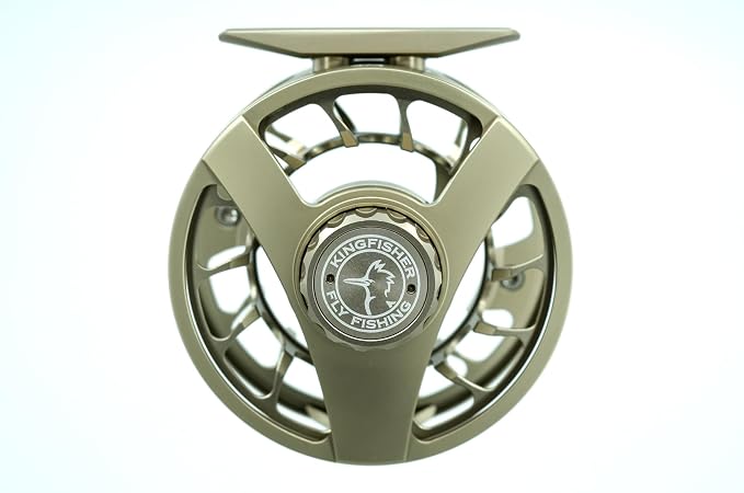 Kingfisher Fly Fishing Big Blackfoot Reel | Durable Lightweight High-Performance Large Arbor Reel for Fly Fishing