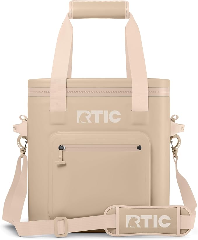 RTIC Ultra-Tough Soft Cooler Pro, Insulated, Waterproof, Leak Proof, Portable Floating Bag for Beverage, Drink, Lunch, Outdoor, Beach, Car, Camping, Picnic, Fishing, Boat