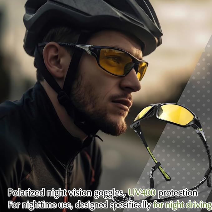 4/5Pack Polarized Sports Sunglasses for Men Women Baseball Cycling Running Fishing UV Protection Sun Glasses