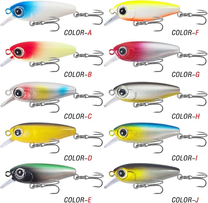 Fishing Lures Large Hard Bait Minnow VIB Lure with Treble Hook Life-Like Swimbait Fishing Bait Popper Crankbait Vibe Sinking Lure for Bass Trout Walleye Redfish