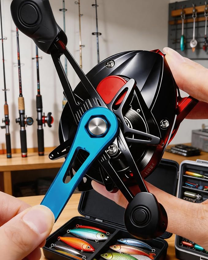 Fishing Reel Maintenance Tool Set 4-Piece Bearing Removal & Installation Kit for Baitcasting & Spinning Reels, Metal Disassembly Kit for Anglers & Reel Servicing