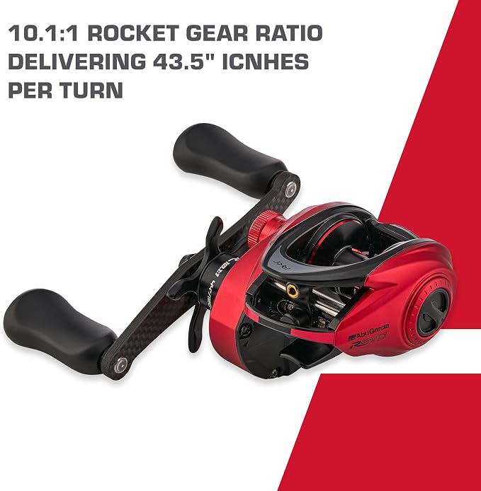 Abu Garcia Revo Rocket Low Profile Baitcast Fishing Reel