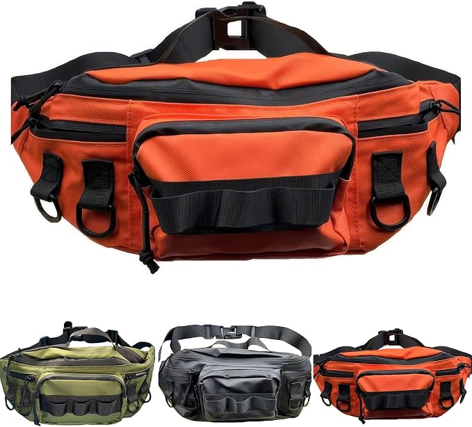 Fishing Fanny Pack for Men -Fishing Fanny Pack-Lightweight and Fishing Sling Pack