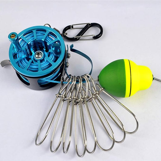 Joyeee Fish Stringer, Foam Fishing Float, Lures, Baits, Ice Spearing Equipment Multi-Tools