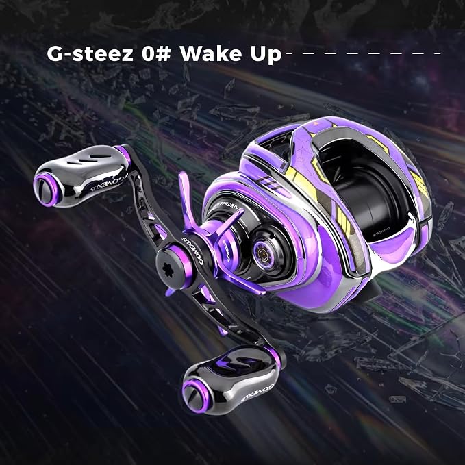 GOMEXUS Power Handle Compatible for Shimano SLX Metanium Calcutta Conquest Daiwa Tatula Steez Zillion Fuego CT Calcutta Baitcasting Reel Crank Replacement Parts