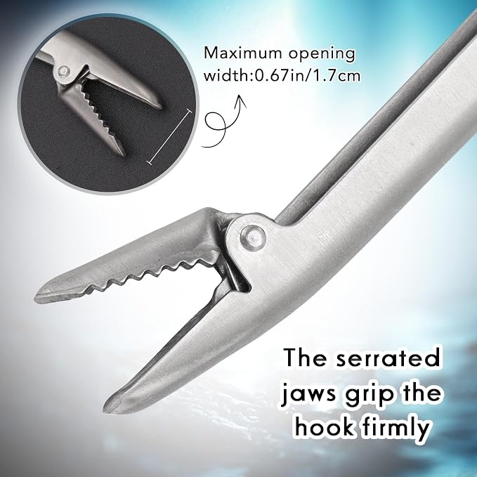 Fish Hook Remover, Stainless Steel Fishing Tools, Fishing Hook Remover for Freshwater and Saltwater 11-1/2 inch
