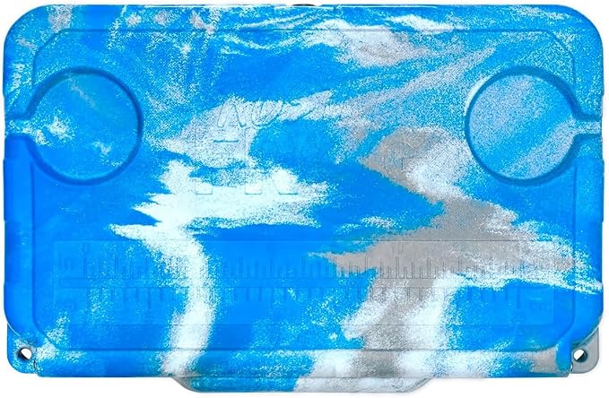 USA Made Frosted Frog Camo 20 Quart Ice Chest Heavy Duty High Performance Roto-Molded Commercial Grade Insulated Cooler