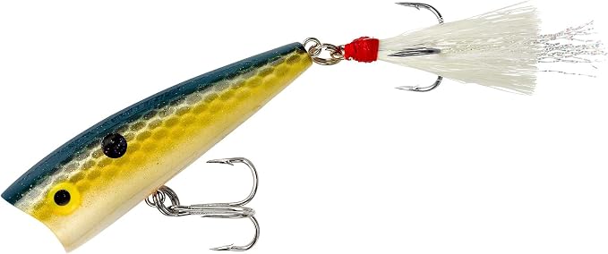 Rebel Lures Pop-R Topwater Popper Fishing Lure
