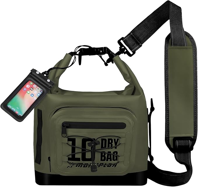 MORXPLOR Dry Bag Waterproof,5L/10L/20L/30L/40L/55L Roll Top Dry Bag Backpack with WaterProof Phone Case for Swim,Kayak
