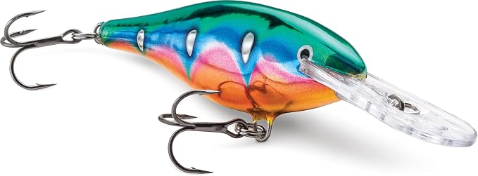 Rapala Shad Rap Crankbait, Hard Bait Lure, Bass Walleye and Pike Fishing Lure, Classic Tight Wiggle