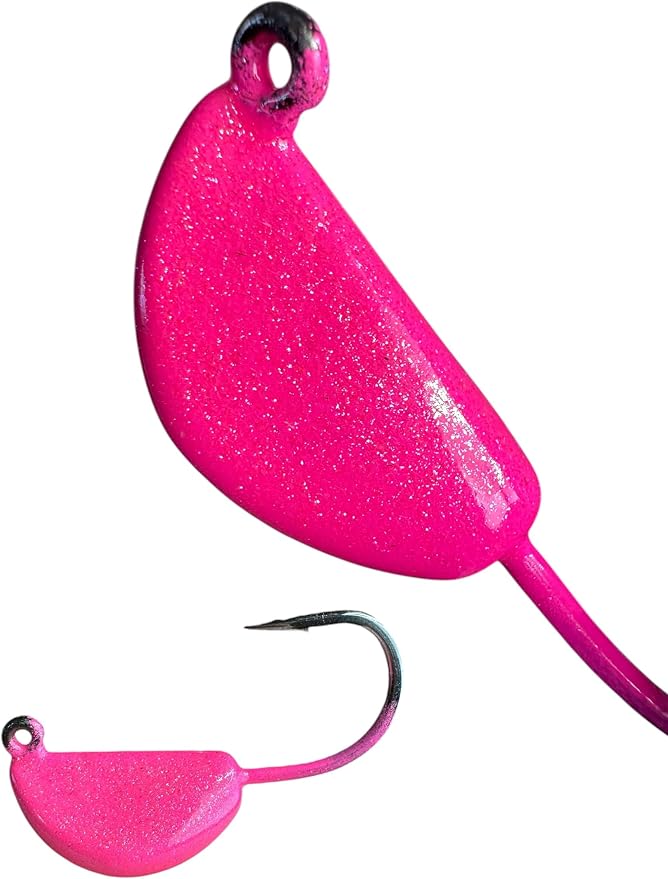 Sheepshead Jig, 2~5 Pack, Standup Style Jig, Saltwater Fishing Jig, Powder Coat Finish Made in The USA with 2X Hook, 1/2oz, 3/4oz, 1oz Sizes