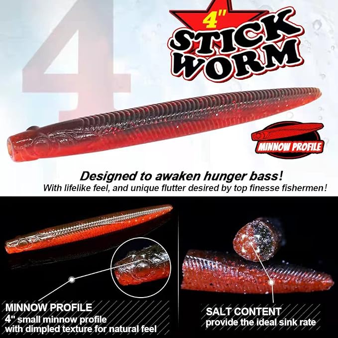 Ned-Rig-Kit-Finesse-Baits-Soft-Plastic-Worms-Fising-Lure for Bass Stick Swimbait Minnow Crawfish Lures Shroom Ned Jig Head Kit