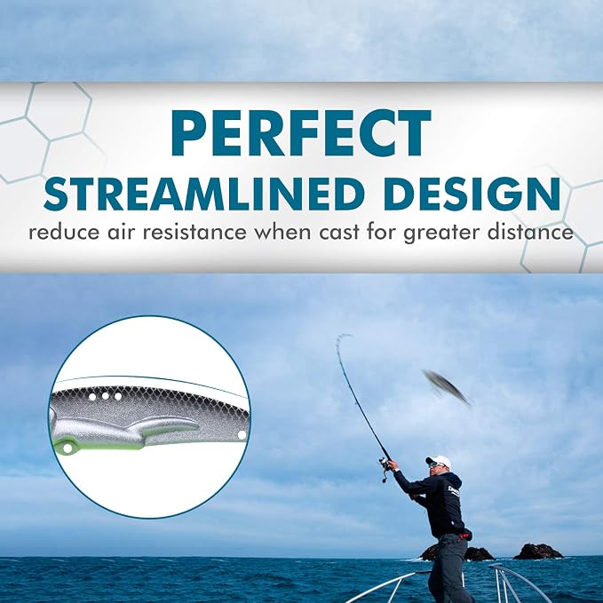TRUSCEND Vibespinner Easy Catch Fishing Lures with BKK Hooks, Tail Spinner Baits with 4 Actions, Vibrating Swimming Flashing & Jigging for More Bites, Spoon Lures for Bass Trout Crappie Walleye Pike