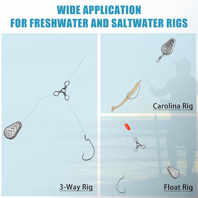 No Roll Sinker Fishing Weights No Snag Flat Inline Sinker Weights Slip Sinkers Weights for Surf Fishing Catfish Rigs Saltwater Freshwater
