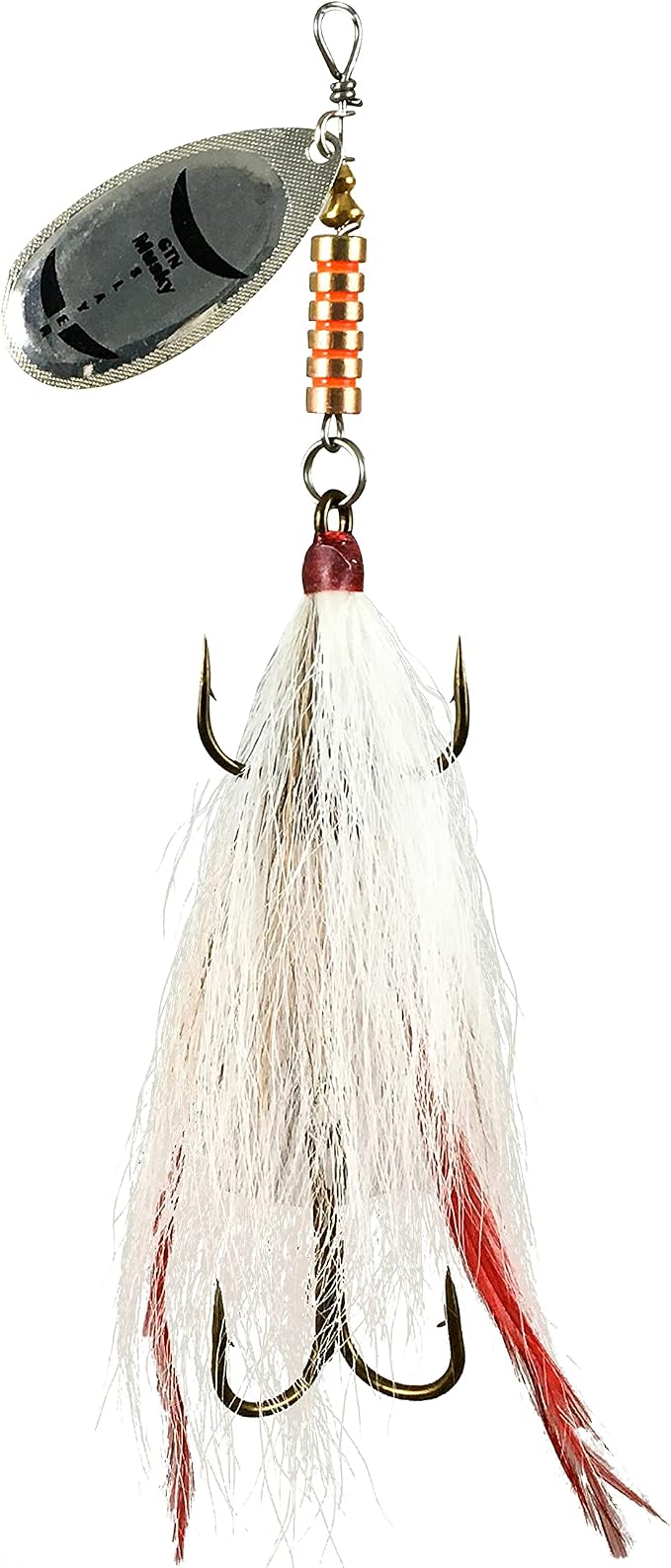 Guideline GTN Musky Slayer Tandem or Single, with Spinner Blade. (Chartreuse Black, Single)