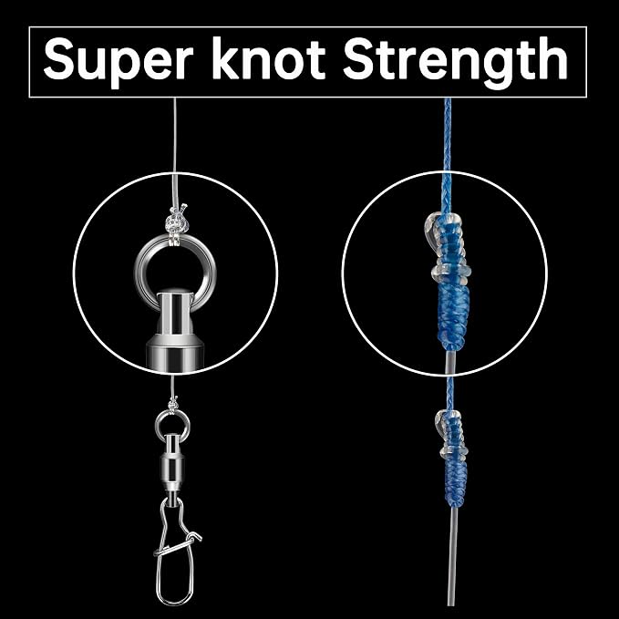Rikimaru FC 100% Fluorocarbon Pure Shock Resistant, Sinks Faster Than Mono, Leader Material, 2LB-150LB