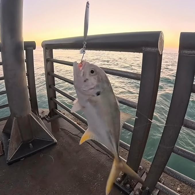 Saltwater Fishing Lures Fishing Jigs Fishing Spoons for Striped bass, Pompano, Spanish Mackerel ，Bluefish