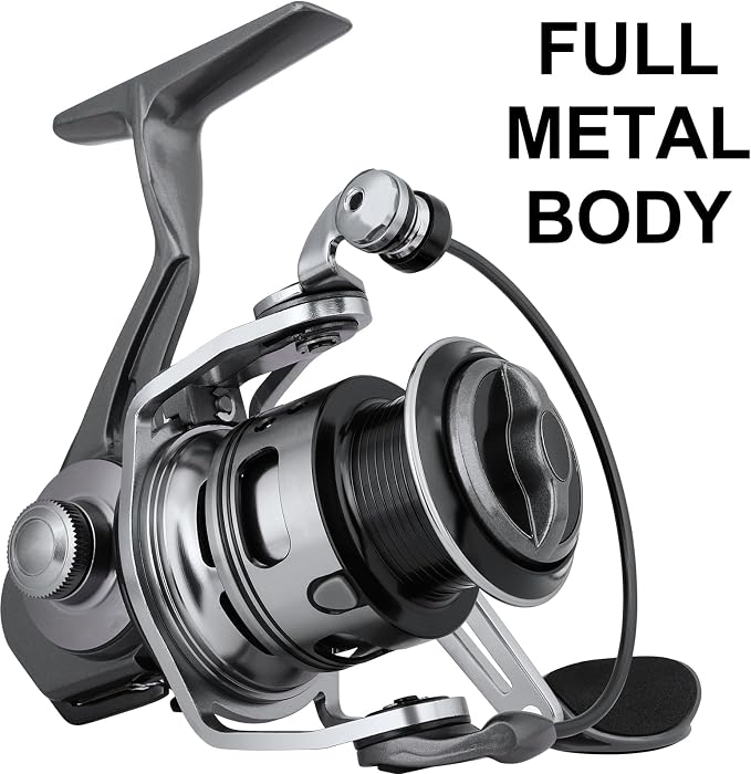 TRUSCEND Spinning Fishing Reel, Aviation Metal Material Body Reels, Industrial Durable-Strength, High Speed & Stability, Ultra-Light & Powerful, Smoother & Durable, Saltwater Freshwater Fishing Gear
