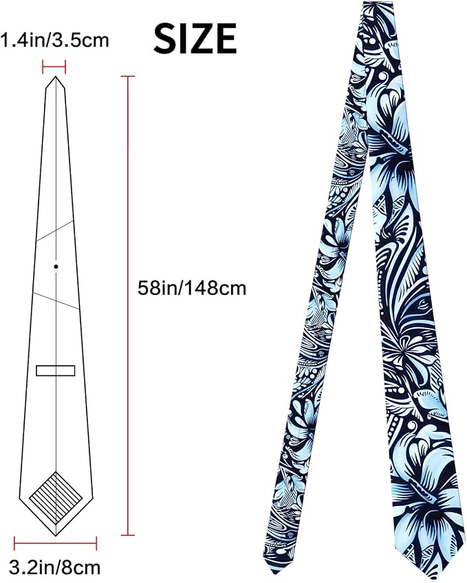 Men's Ties Slim Necktie Skinny Ties For Men Adjustable Neck Ties for Men