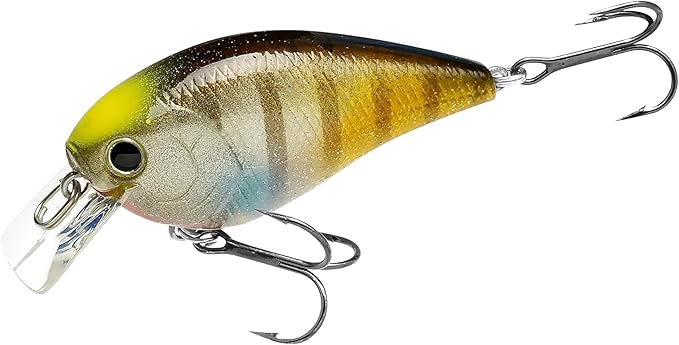 LUCKY CRAFT LC 1.5 Silent Squarebill Crankbait Fishing Lure, 2-3/8", Bass Fishing Lures for Freshwater, Hard Crankbait with Treble Fishing Hooks, Fishing Accessories