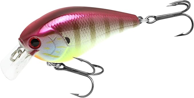 LUCKY CRAFT LC 1.5 Silent Squarebill Crankbait Fishing Lure, 2-3/8", Bass Fishing Lures for Freshwater, Hard Crankbait with Treble Fishing Hooks, Fishing Accessories