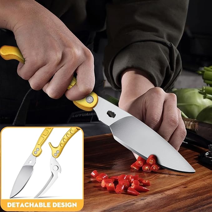 Dream Reach Poultry Shears, Germany Heavy Duty Kitchen Scissors With Knife Bottle Opener Gift Box, Multipurpose Kitchen Shears For Cooking Chicken Meat Turkey Thanksgiving Gifts for Men Women