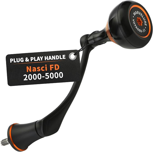 Power Handle Compatible for Shimano Stradic FL FM, Stella, Vanford, Vanquish, Twin Power, Ultegra, Sustain, Nasci FC FD 1000-5000 Spinning Reels