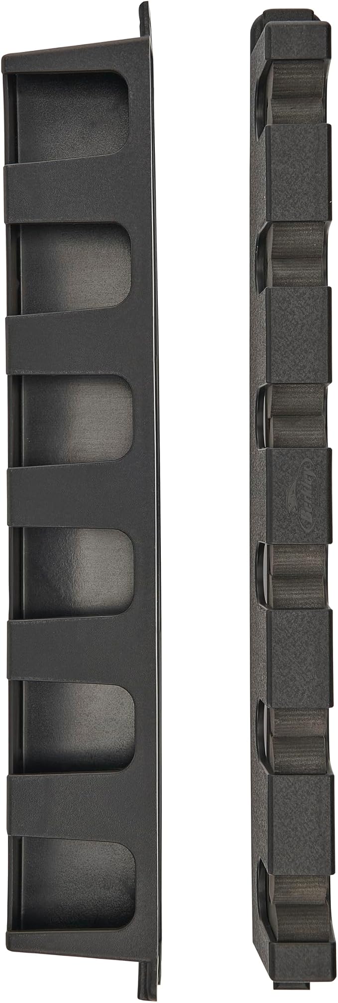 Berkley Vertical Fishing Rod Rack, Stores 6 Rods, Black, Soft Foam Grip Pads Protect Rod Finishes, Durable Construction, Easy to Mount with Common Tools
