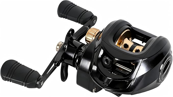 Baitcaster Reels, 7.2:1 Gear Ratio Baitcasting Fishing Reel, Saltwater & Freshwater Bait Cast Reel with 18+1bb Stainless Steel Ball Bearings,22lbs Max Drag Baitcaster Reels