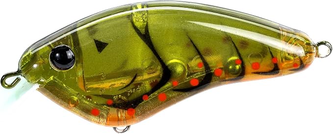 Strike King Hardliner Fishing Lure, Flat Sided Crankbait, Circuit Board Lip, Extra Tight Wobble, Size 4 Treble Hooks