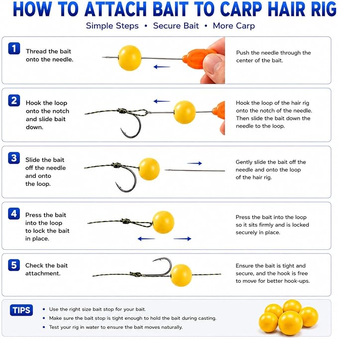 52pcs/218pcs Carp Fishing Rig Kit with Pop-Up Boilies, Dumbell Baits and Rig Needles Fishing Accessories