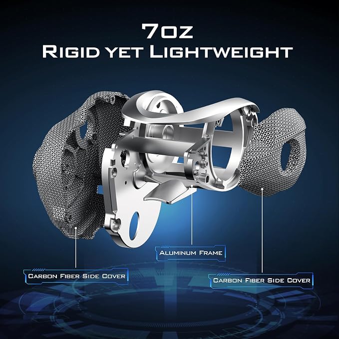 KastKing iReel One IFC Smart Baitcasting Fishing Reel, Bluetooth Connectivity to Smart Devices and KastKing App, Smoother & Longer Casts with Axis Eye Line Guide and Digital IFC Braking System