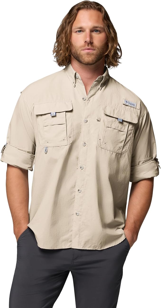 Columbia Men's PFG Bahama II Long Sleeve Fishing Shirt